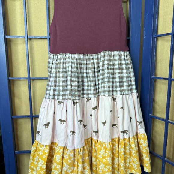 Sweet Honey Fall Tiered Maxi Dress โ Size 5Y - Picture 4 of 6